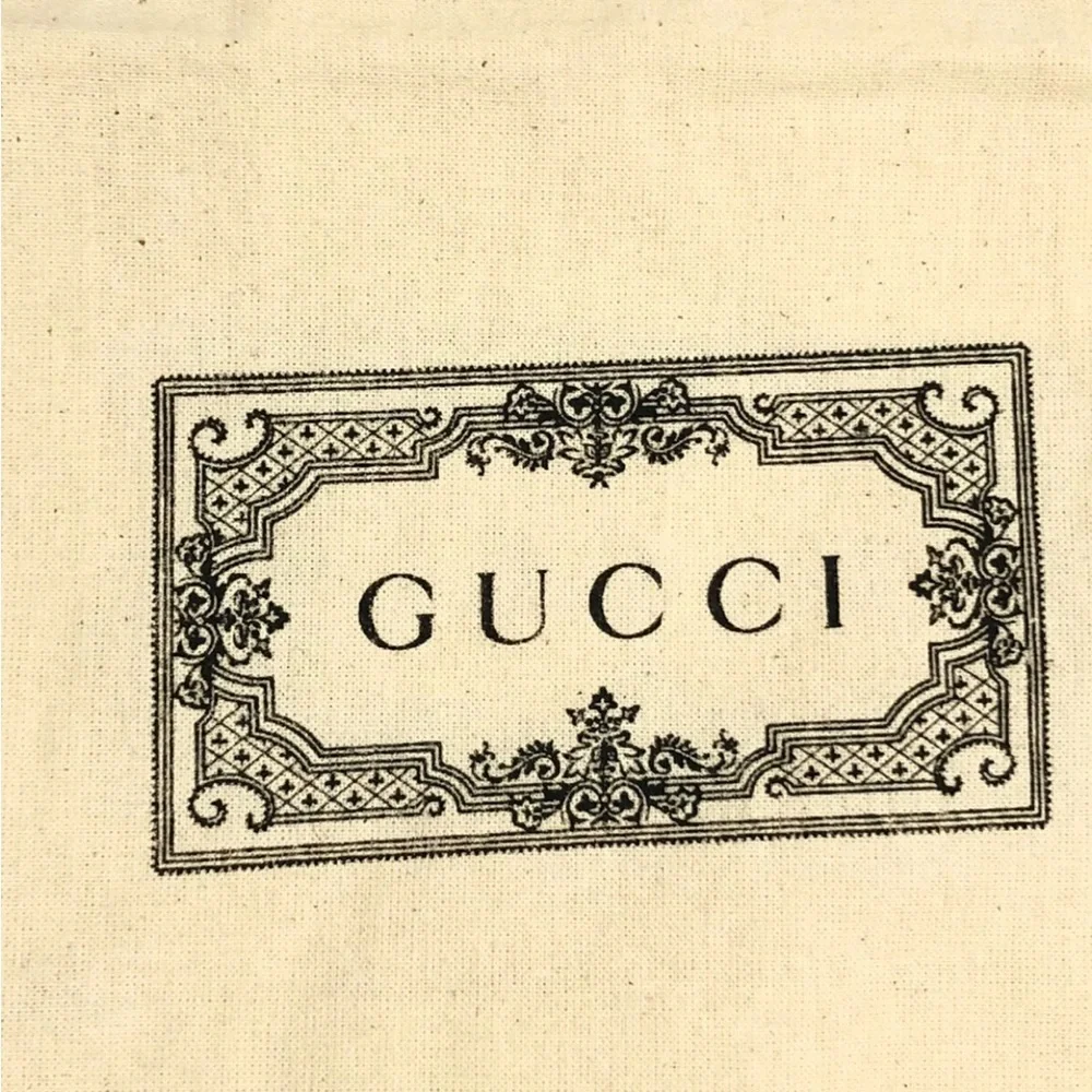 Gucci Gift Box 6”x4.5”x1.5” With Tissue Paper And Bag For Jewelry Wallet